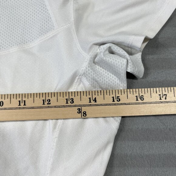 Arc'teryx Shirt Womens XS White A/S Tee V-Neck Mesh Athletic Hiking Trail - Picture 4 of 8